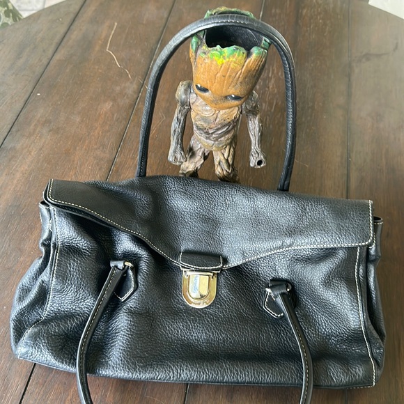 Prada black leather bag - Picture 1 of 10